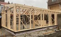 aanbouw houtskeletbouw