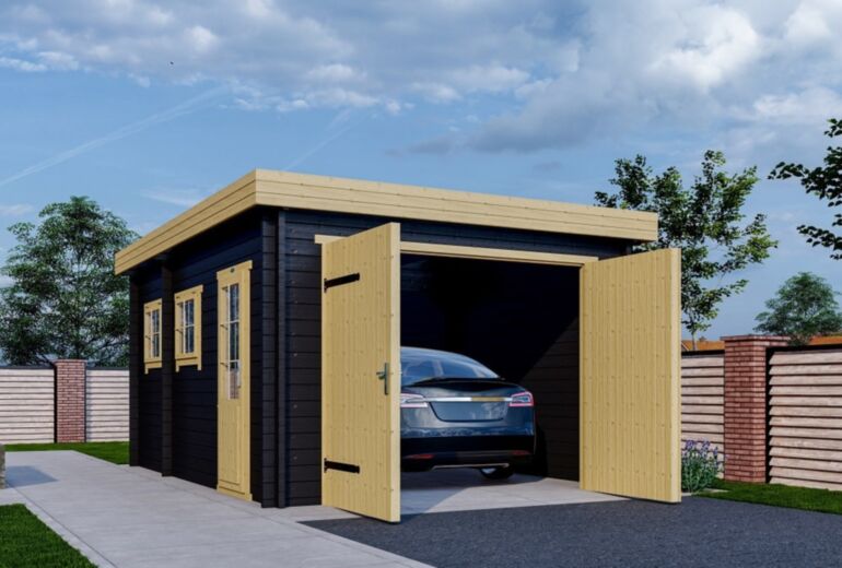 houtskeletbouw garage prijzen