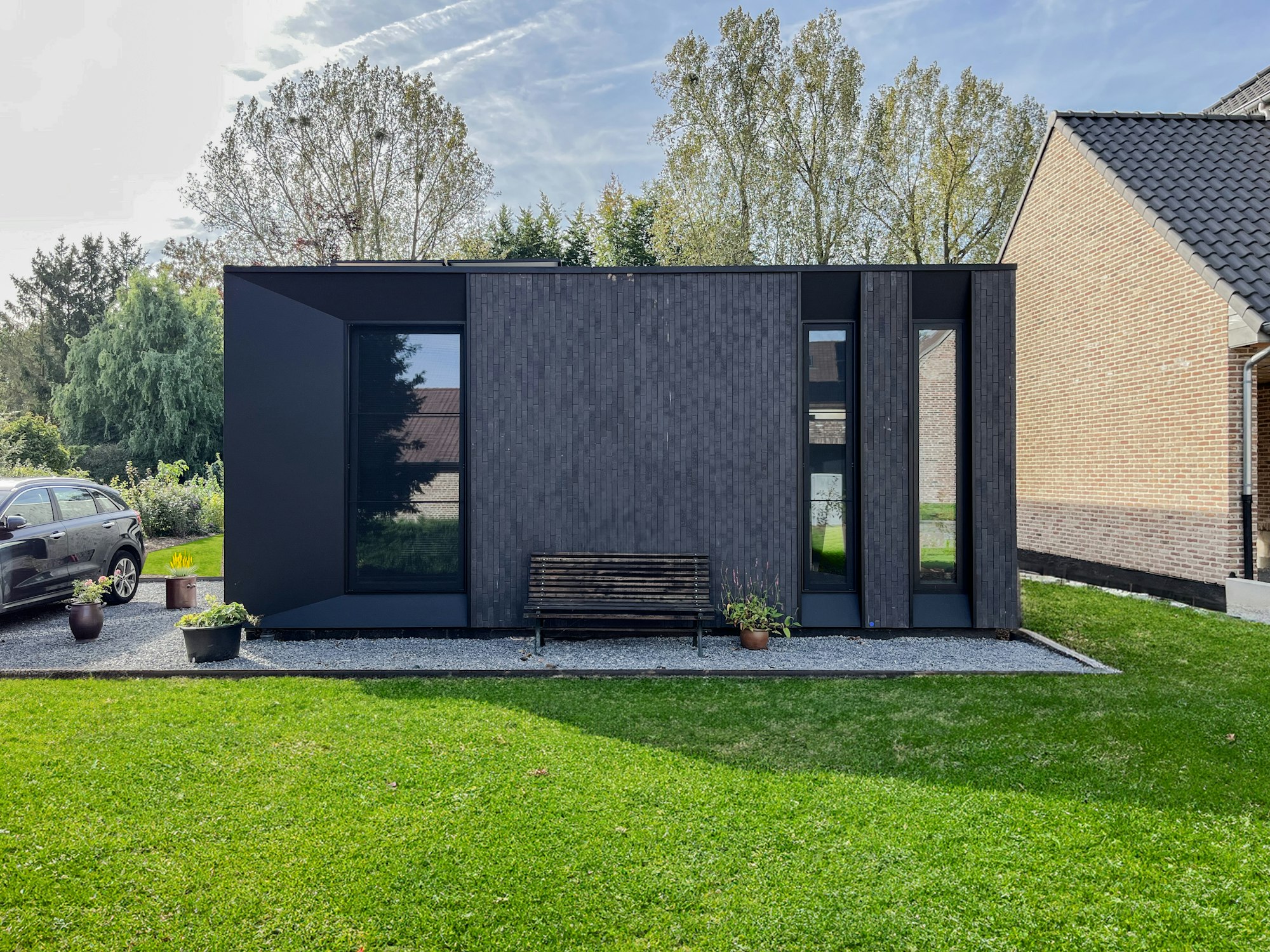 houten skelet woning