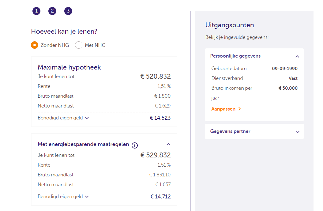 hypotheek berekenen rabobank