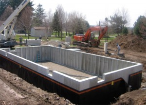 aanbouw fundering