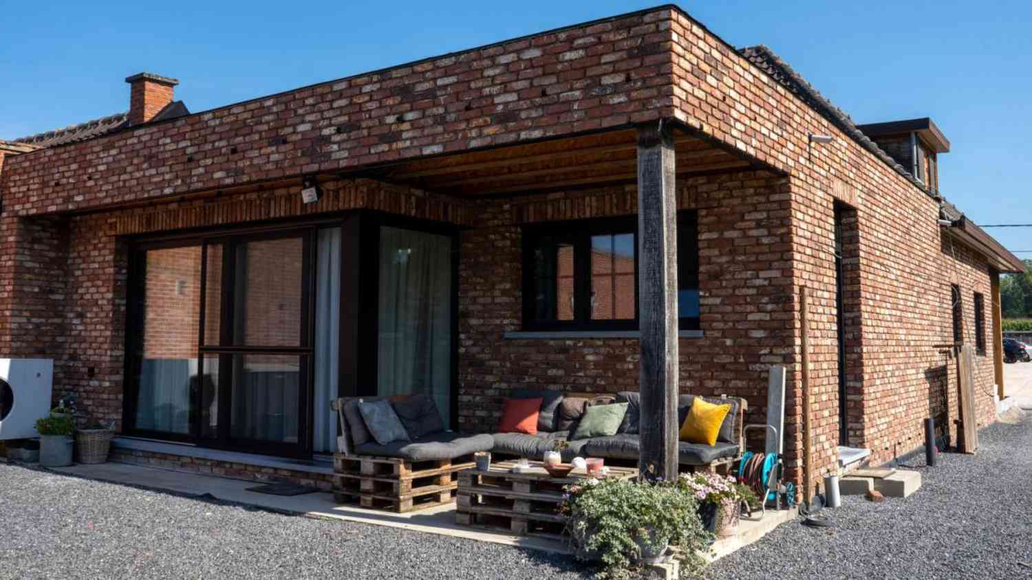houtskelet aanbouw